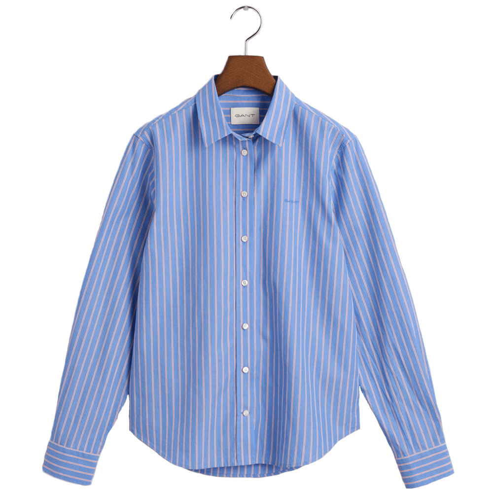 Gant Regular Fit Striped Poplin Shirt